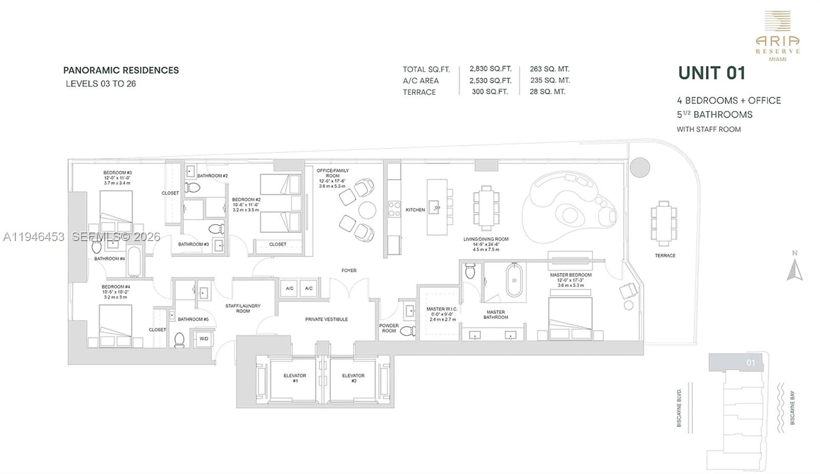 700 NE 24th St #1601 Miami, FL 33137