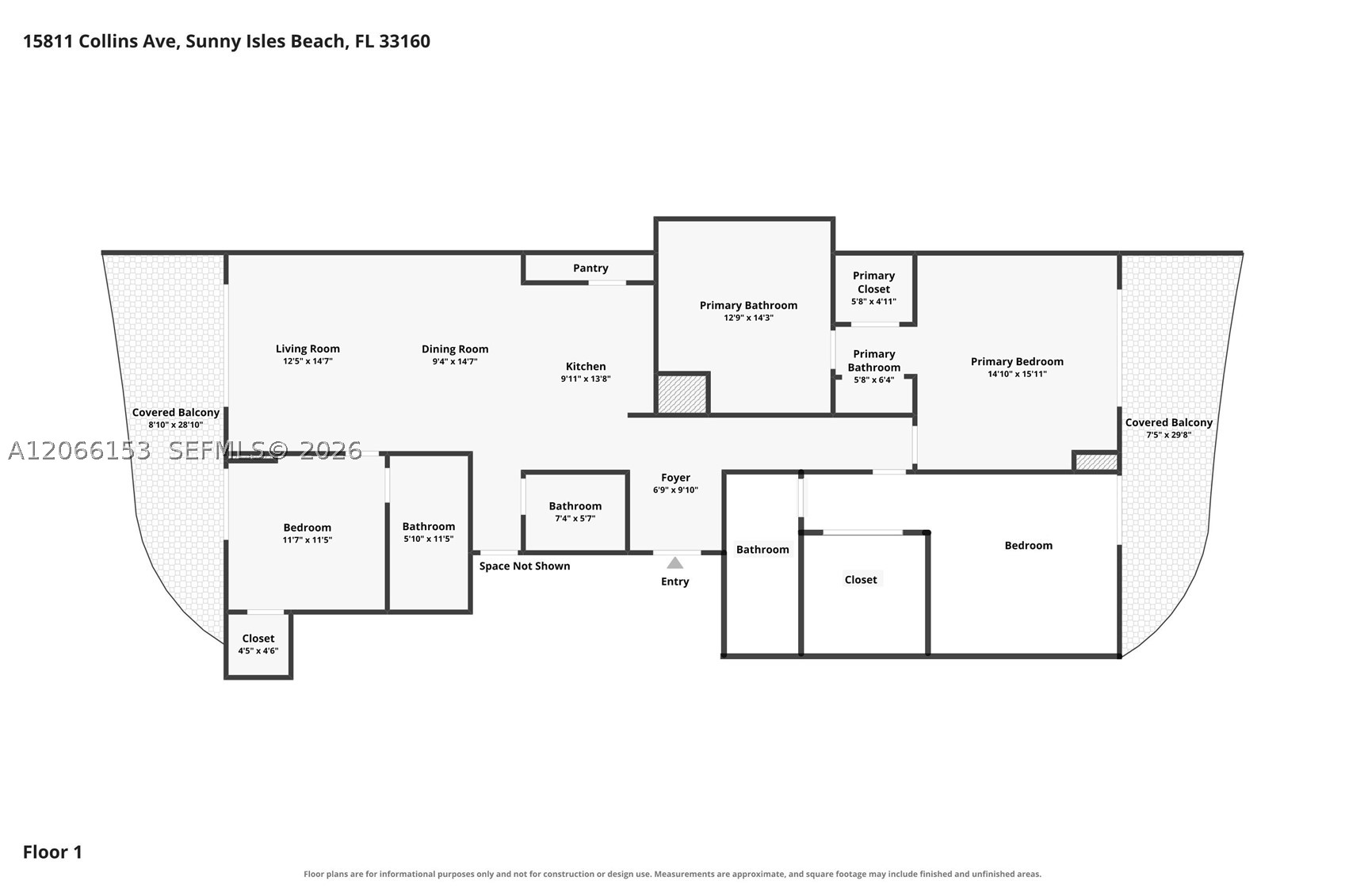 15811 Collins Ave #2802 Sunny Isles Beach, FL 33160