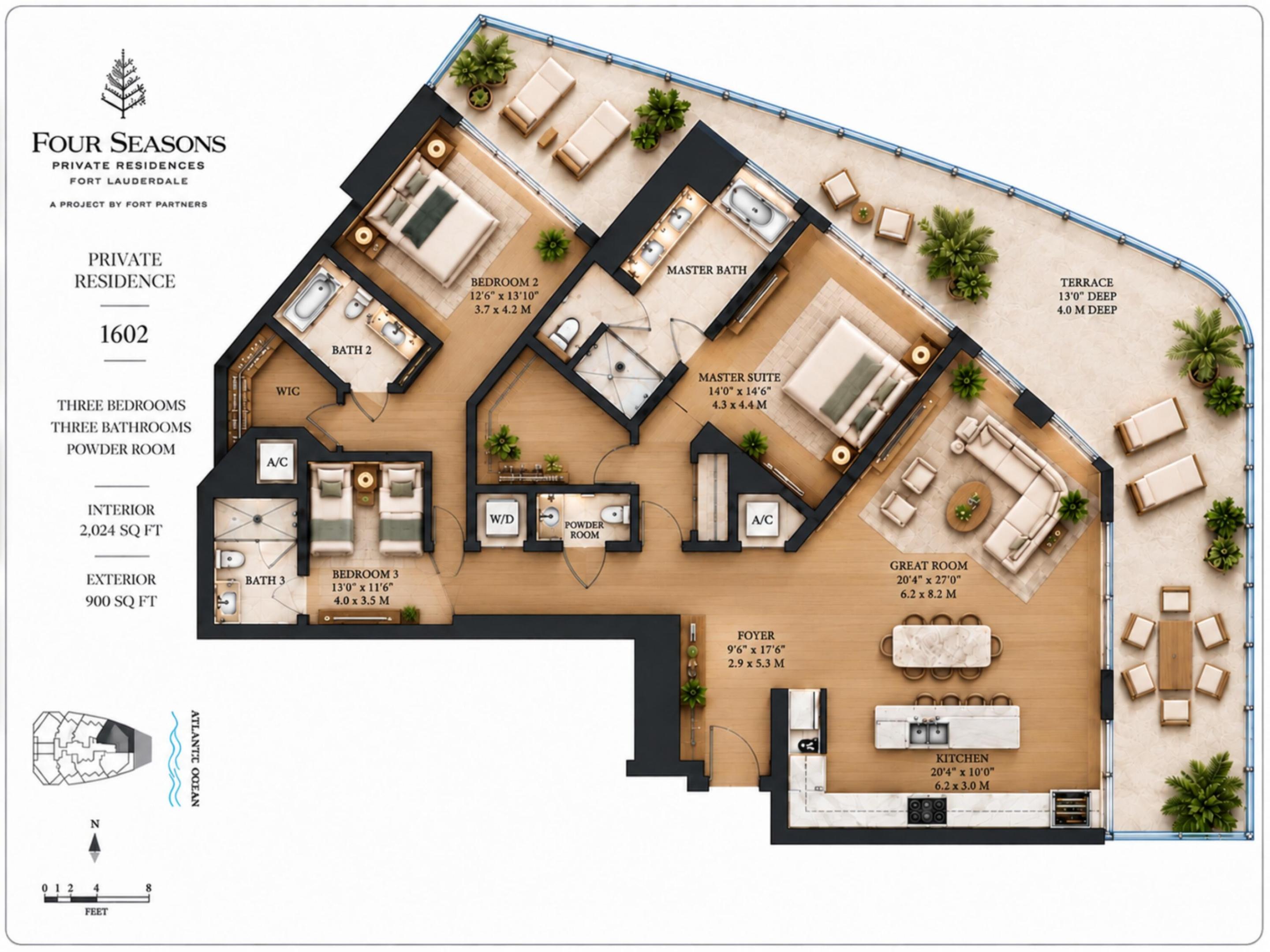 525 N Fort Lauderdale Bch Blvd #1602 Fort Lauderdale, FL 33304