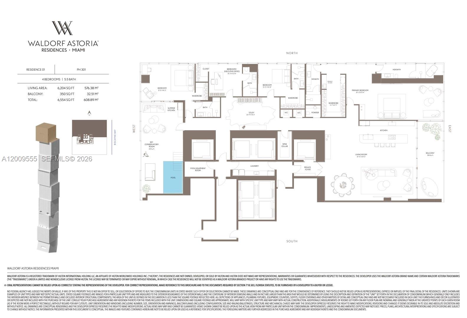 300 N Biscayne Blvd #PH301 Miami, FL 33132