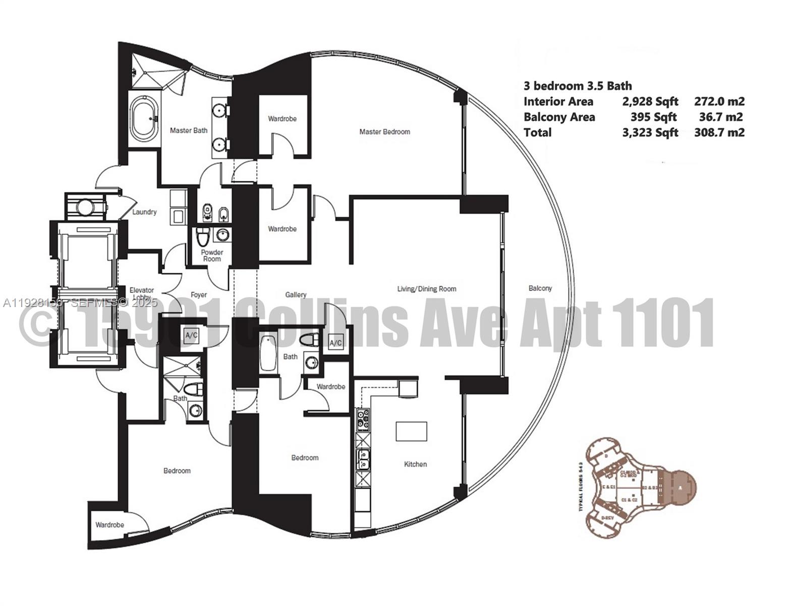 15901 Collins Ave #1101 Sunny Isles Beach, FL 33160