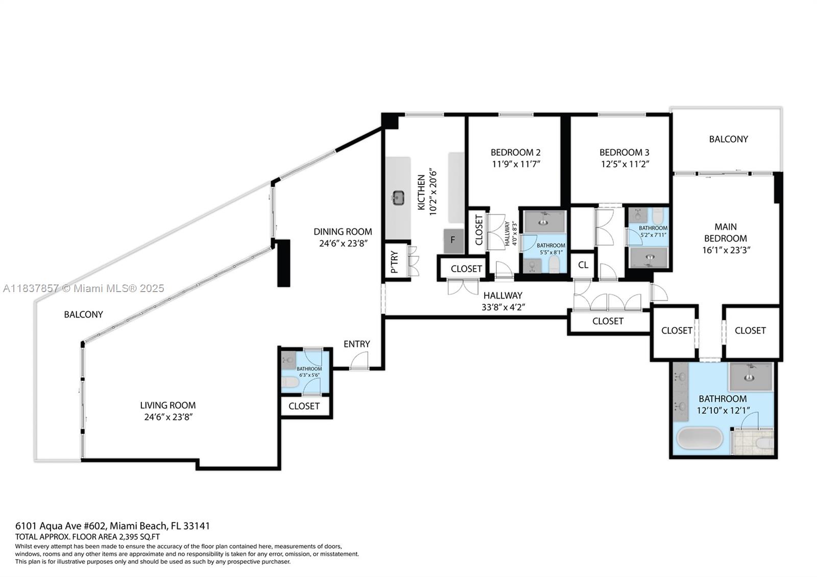 6101 Aqua Ave #602 Miami Beach, FL 33141 6101 Aqua Ave #602 Miami Beach, FL 33141