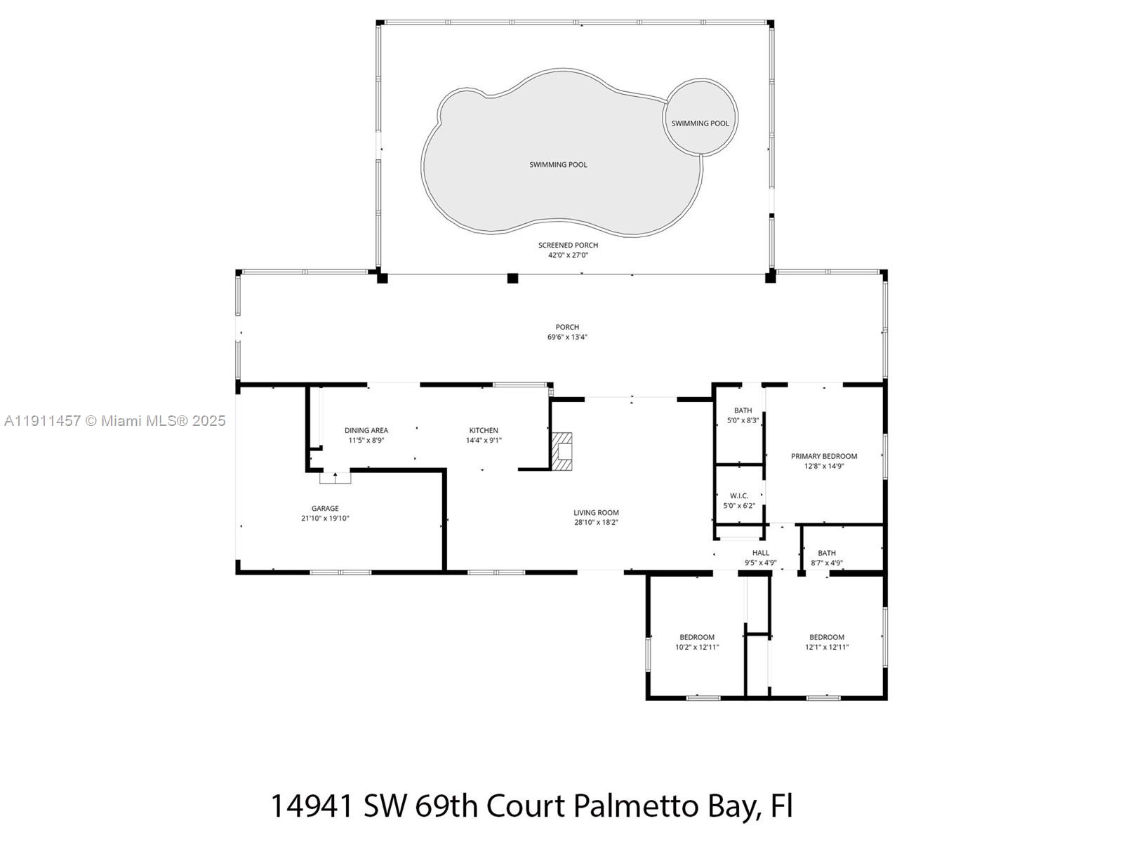 14941 SW 69th Ct Palmetto Bay, FL 33158