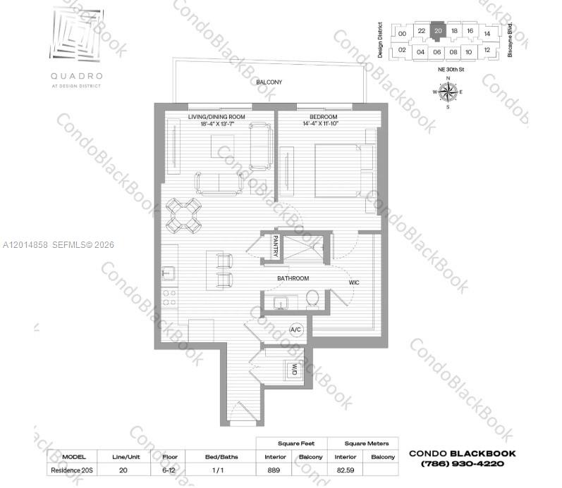 3900 Biscayne Blvd #PH1220 Miami, FL 33137