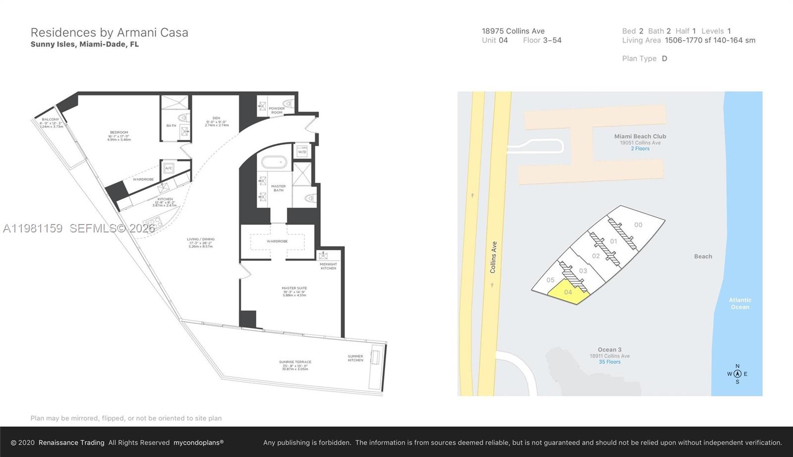 18975 Collins Ave #2504 Sunny Isles Beach, FL 33160