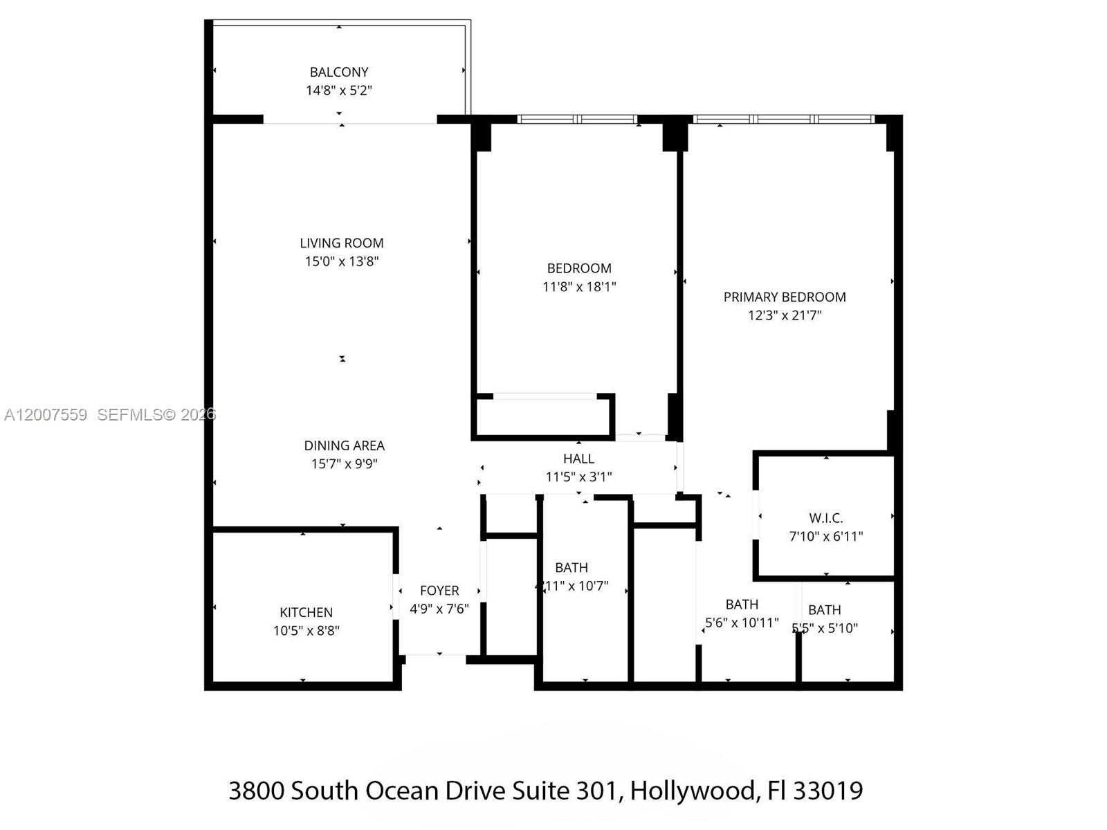 3800 S Ocean Dr #301 Hollywood, FL 33019