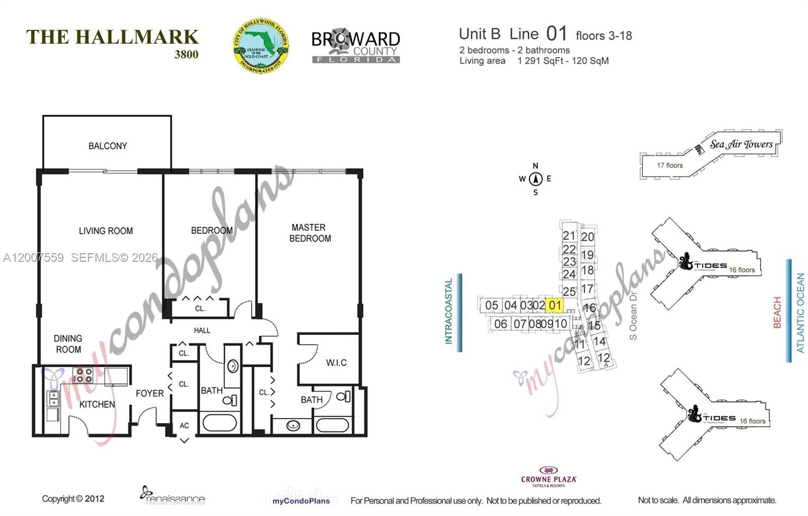 3800 S Ocean Dr #301 Hollywood, FL 33019