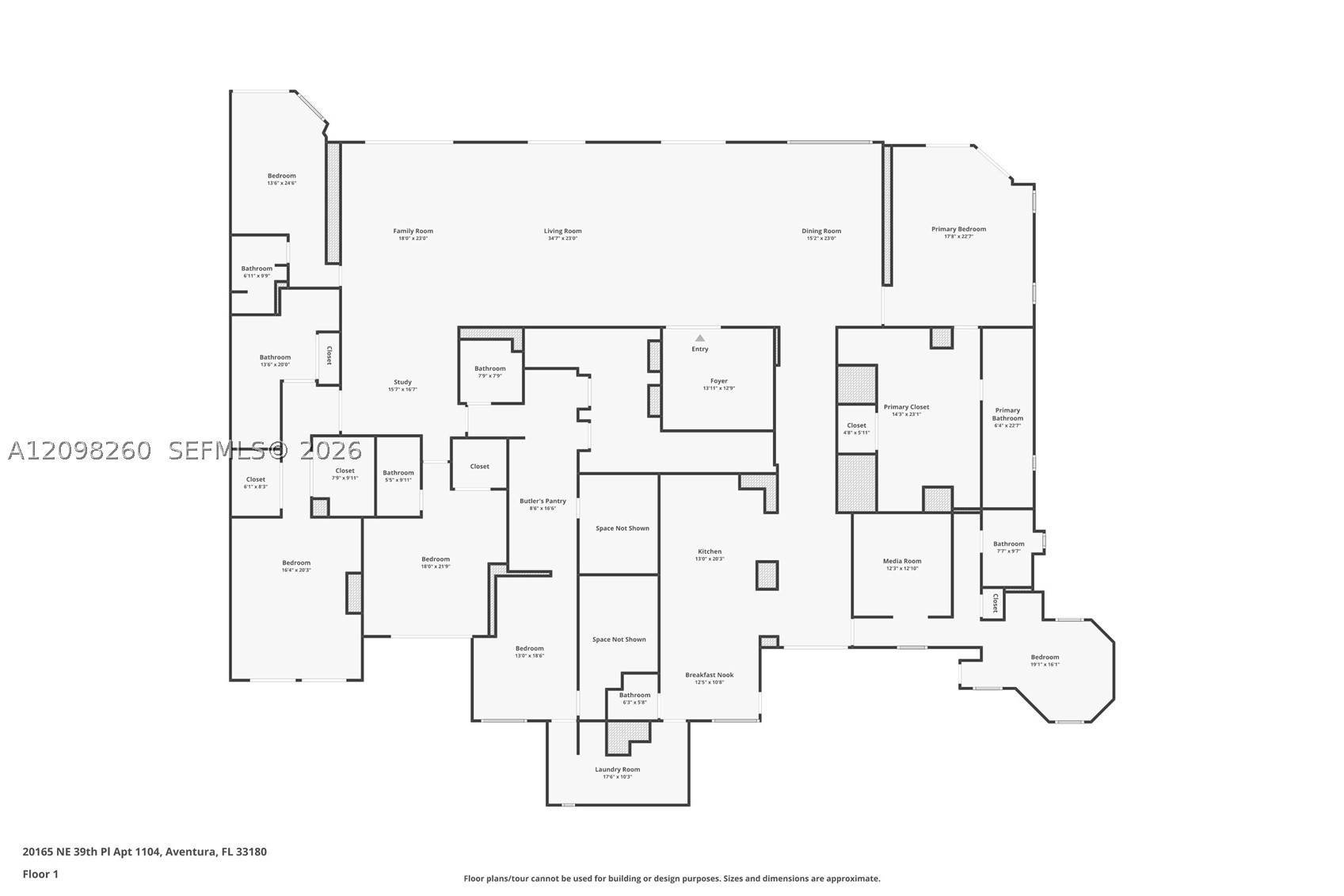 20165 NE 39th Pl #1103/1104 Aventura, FL 33180