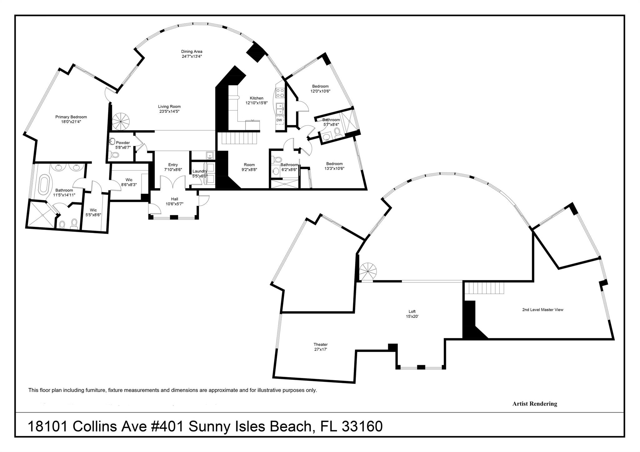 18101 Collins Ave #401 Sunny Isles Beach, FL 33160