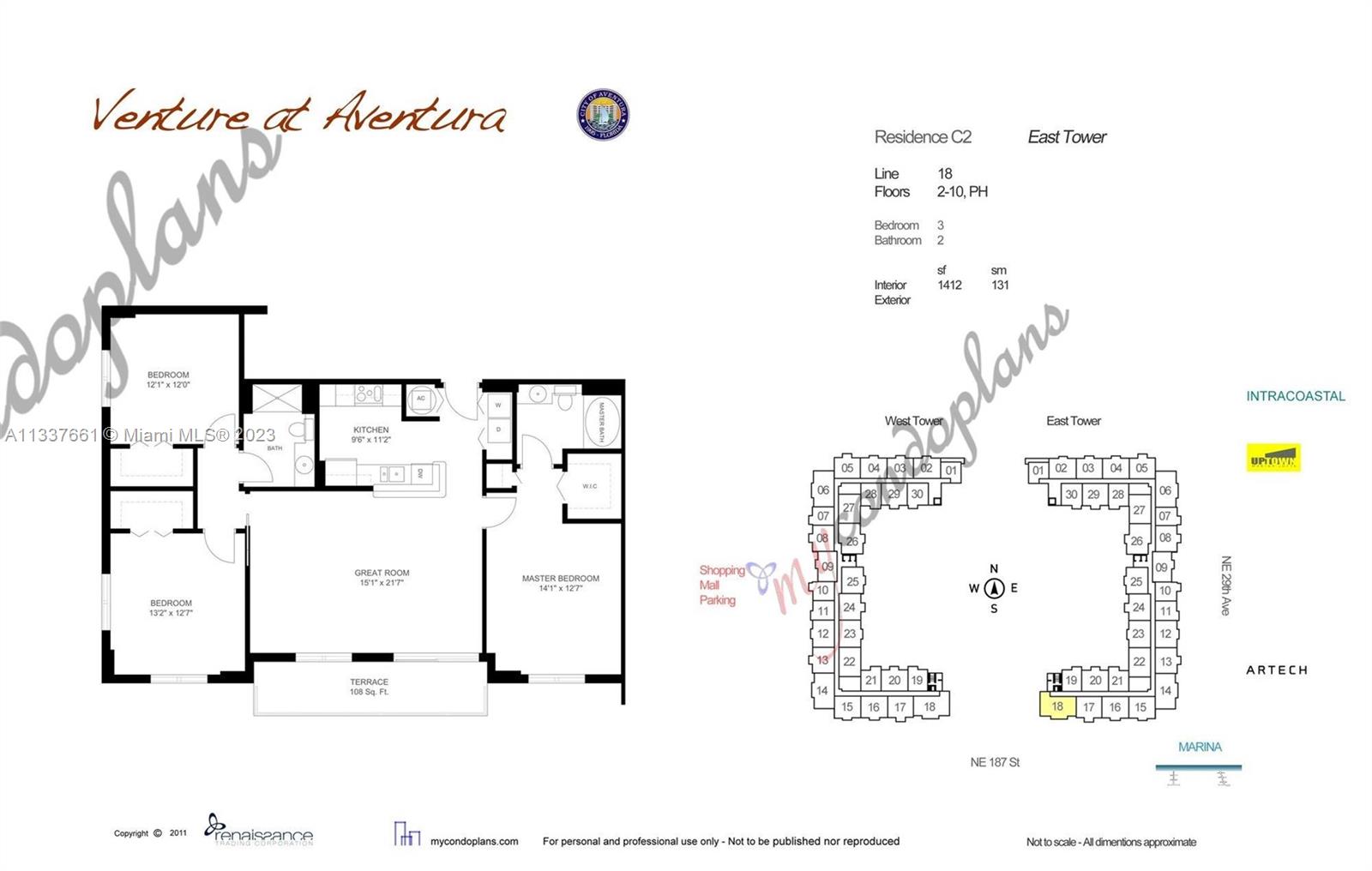 18800 NE 29th Ave #518 Aventura, FL 33180