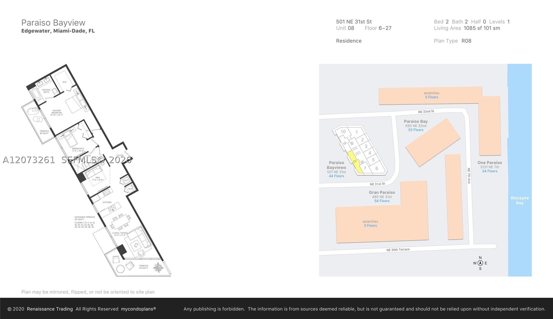 501 NE 31st St #708 Miami, FL 33137