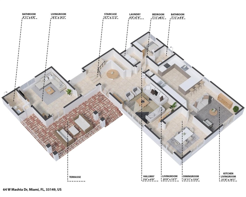 164 W Mashta Key Biscayne, FL 33149