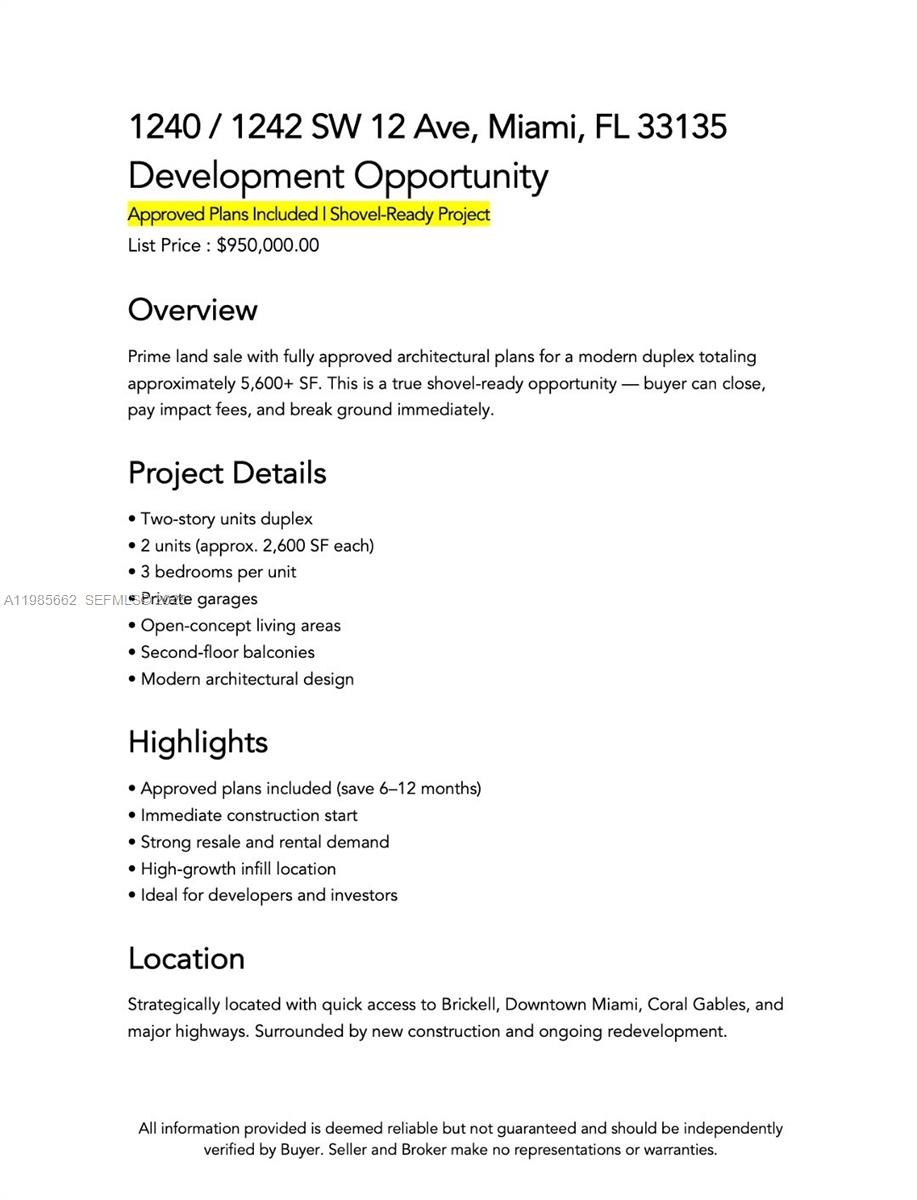 1240 SW 12th Ave Miami, FL 33129