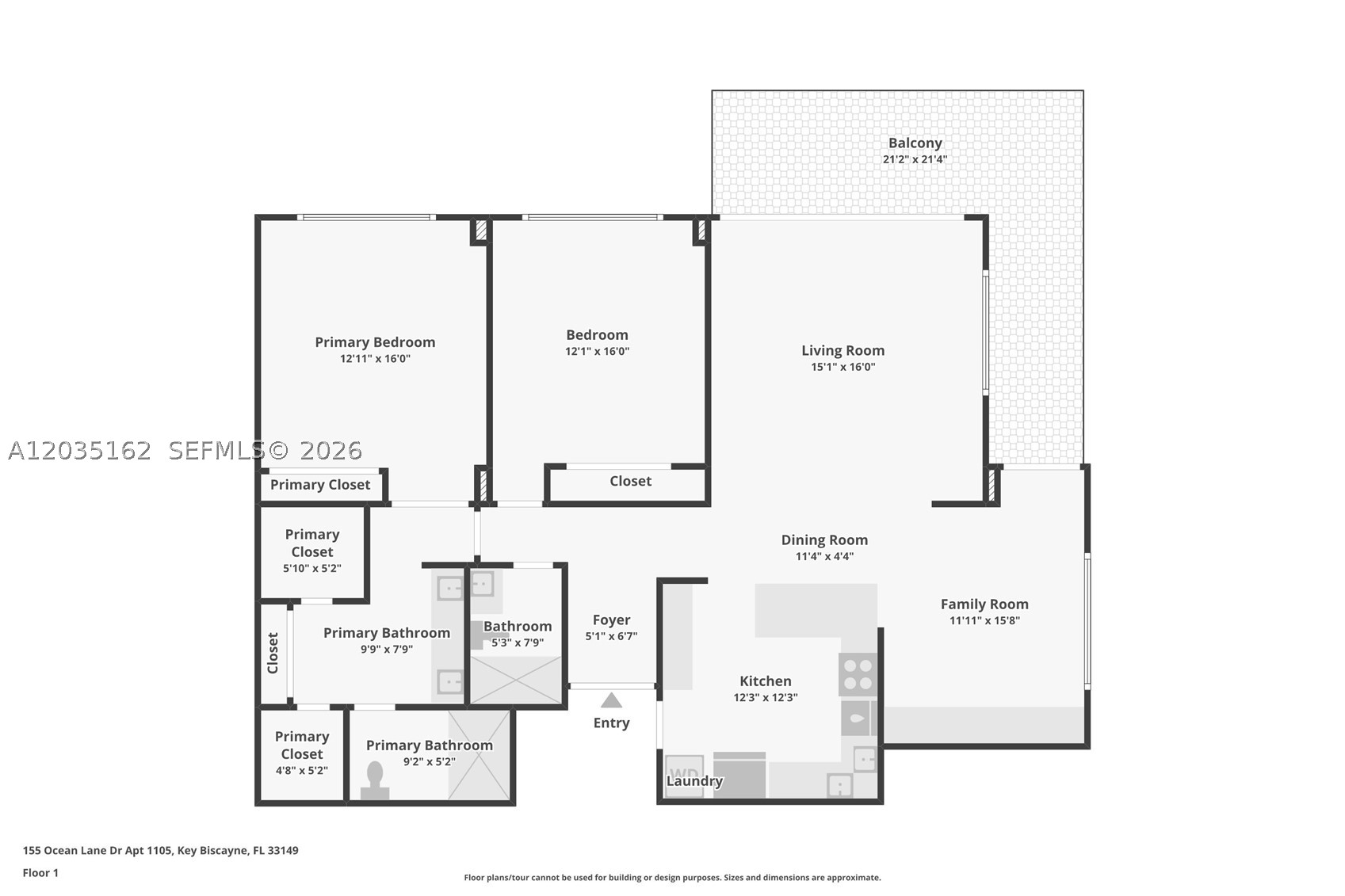 155 Ocean Ln #614 Key Biscayne, FL 33149