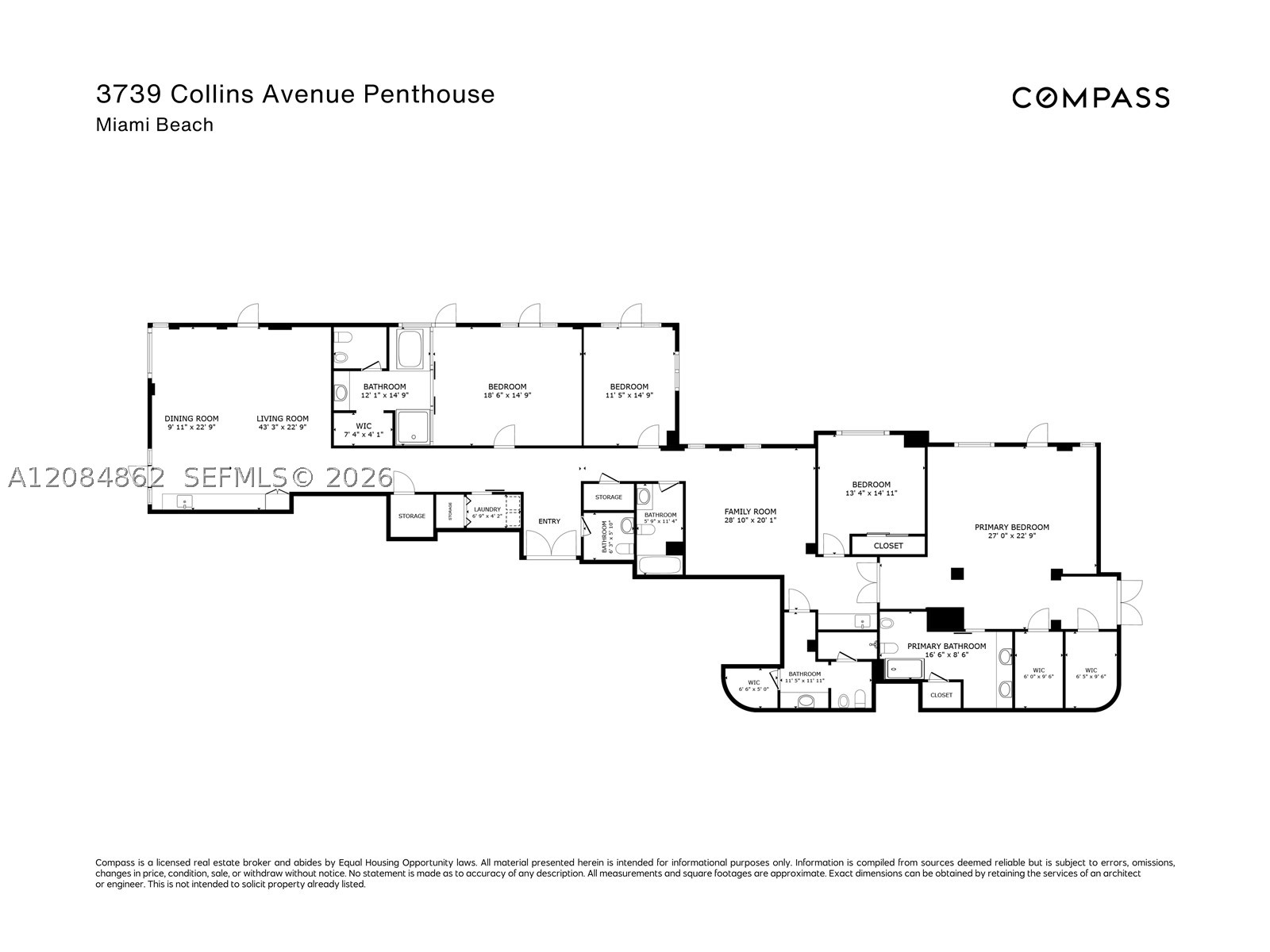3739 Collins Ave #PH601/603 Miami Beach, FL 33140