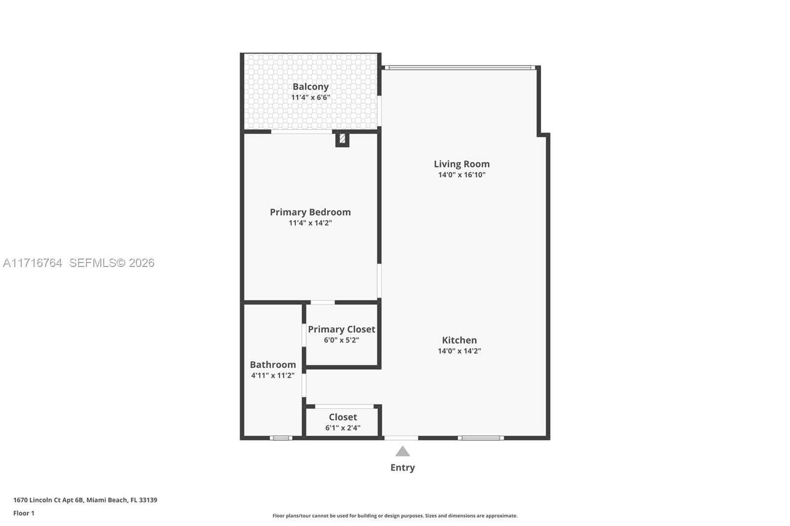 1670 Lincoln Ct #6B Miami Beach, FL 33139