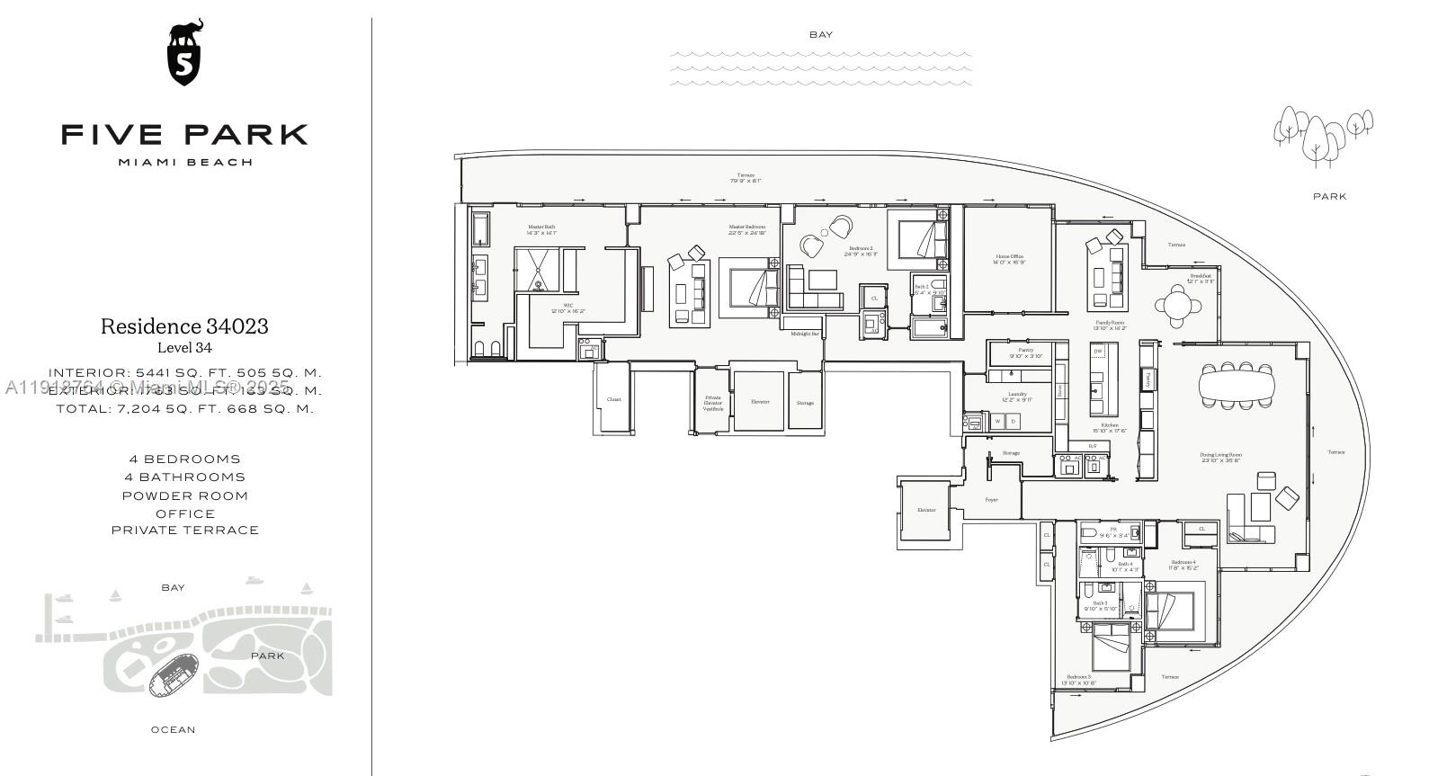 500 Alton #3402.03 Miami Beach, FL 33139