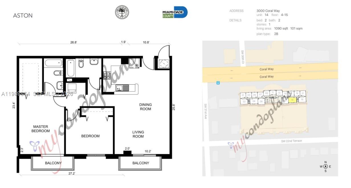 3000 Coral Way #1114 Miami, FL 33145