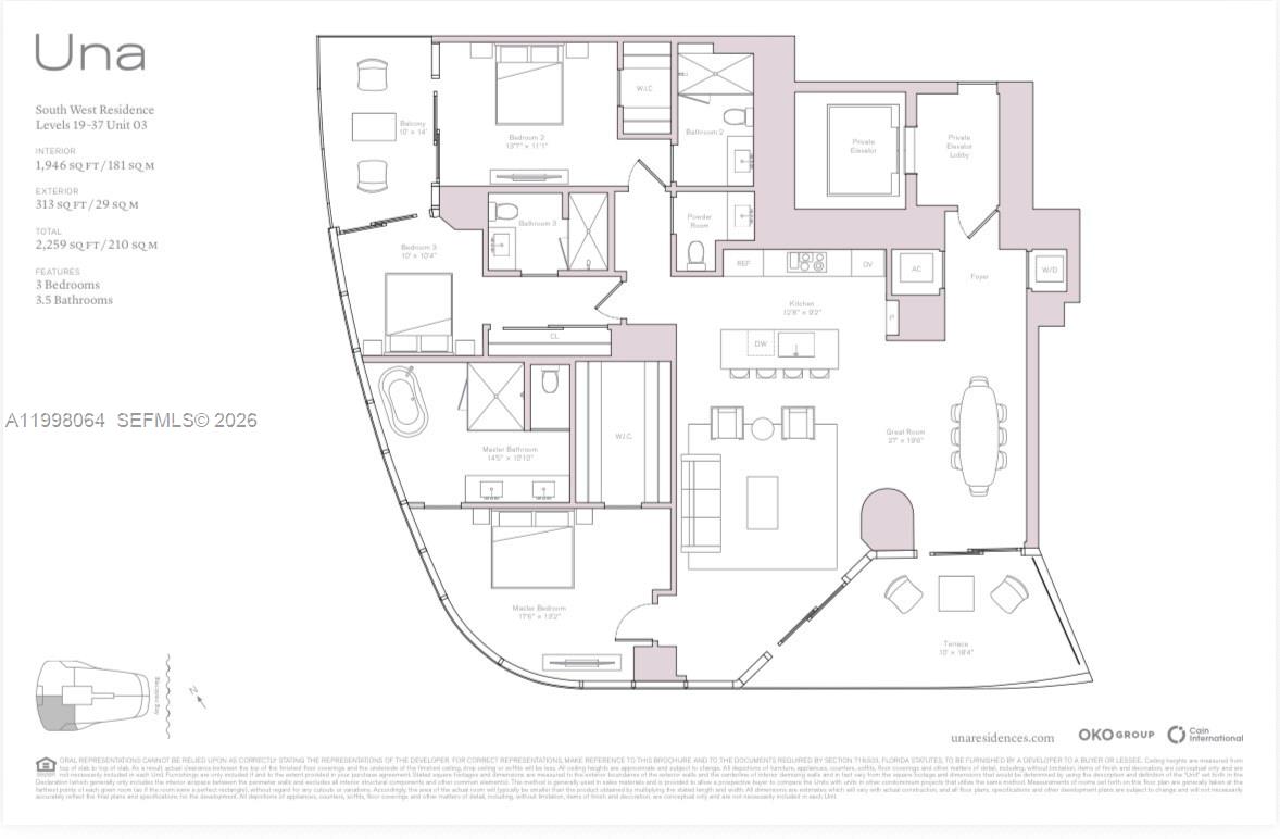 175 SE 25th Rd #2003 Miami, FL 33129