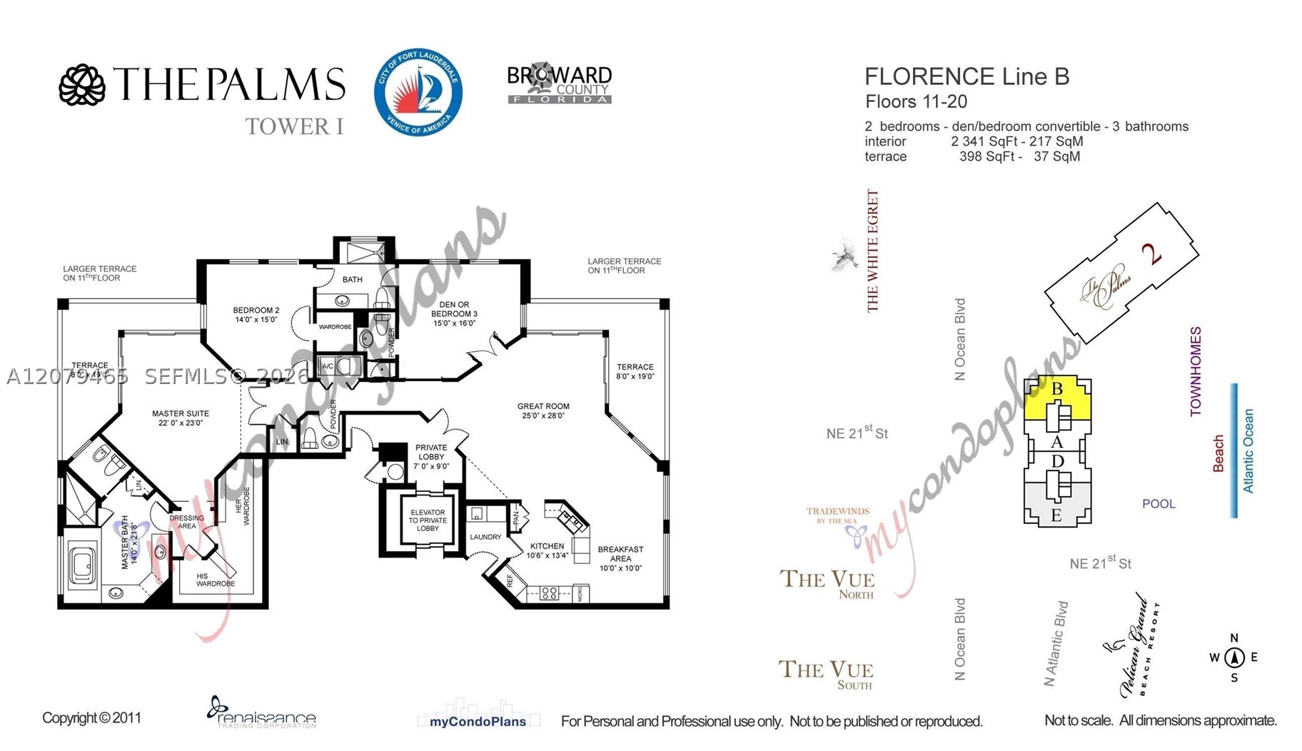 2100 N Ocean Blvd #18B Fort Lauderdale, FL 33305