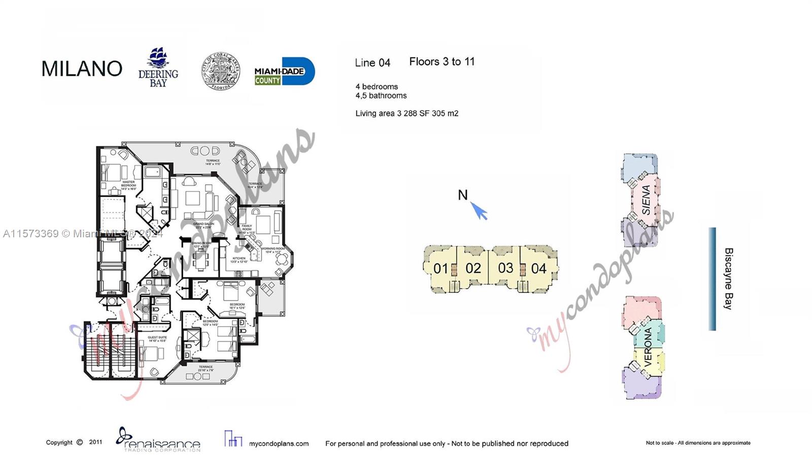 13621 Deering Bay Dr #1104 Coral Gables, FL 33158