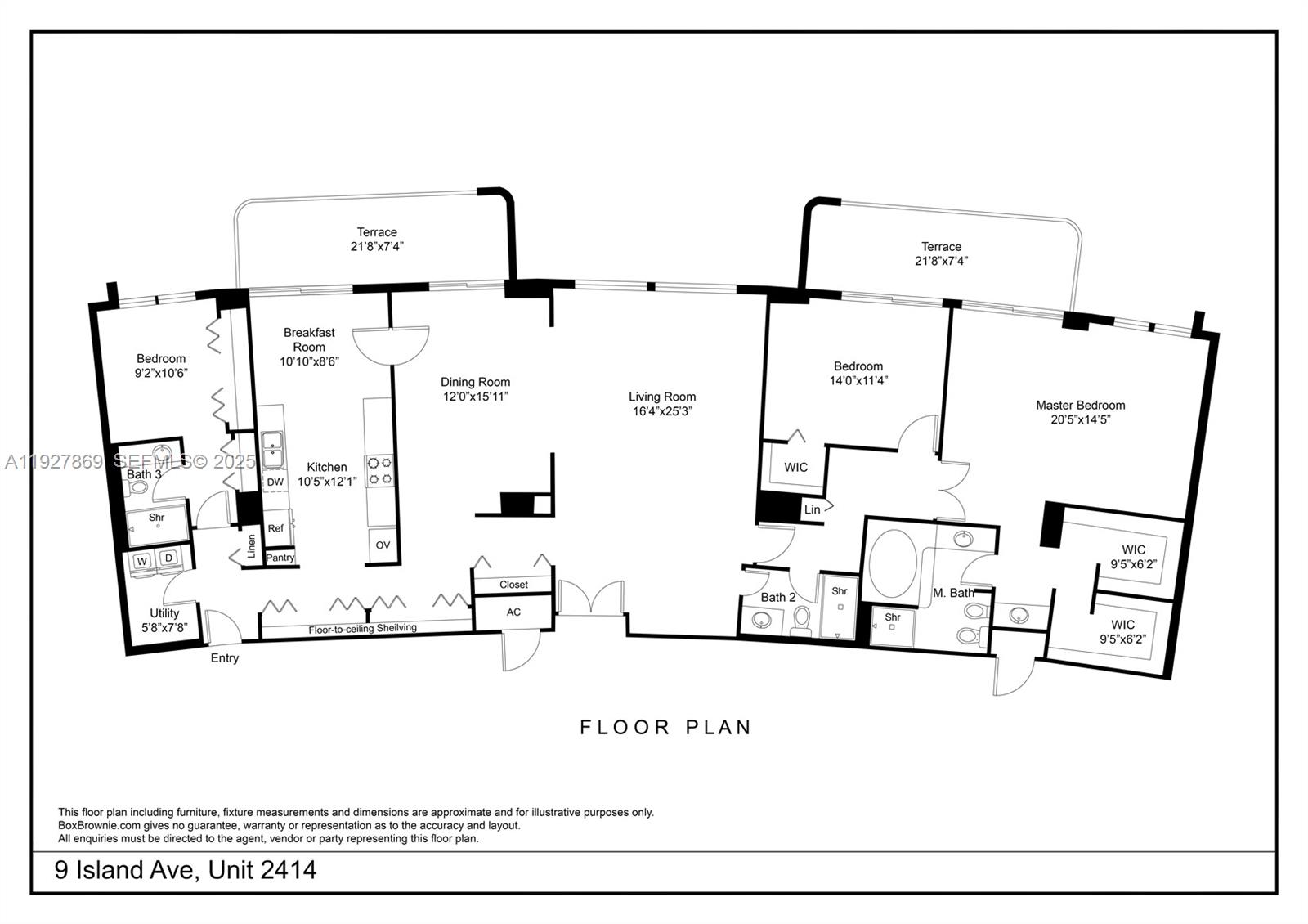 9 Island Ave #2414 Miami Beach, FL 33139