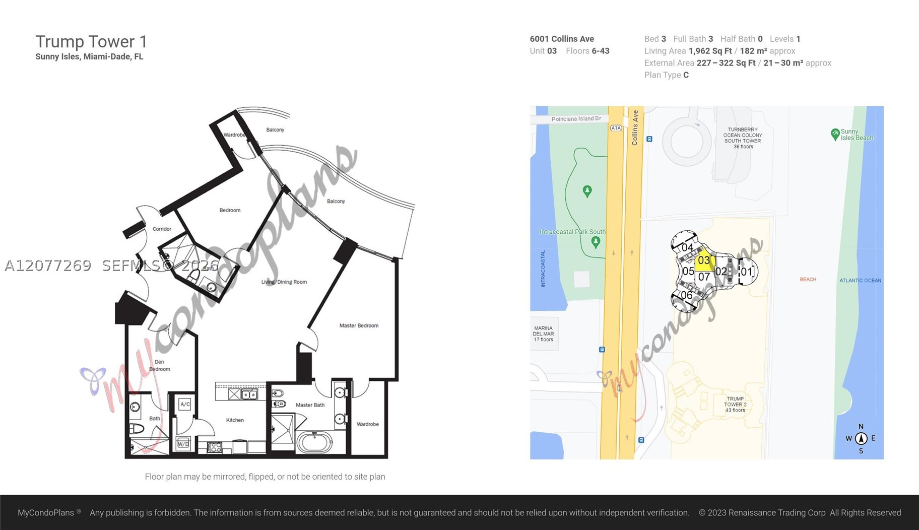 16001 Collins Ave #2903 Sunny Isles Beach, FL 33160