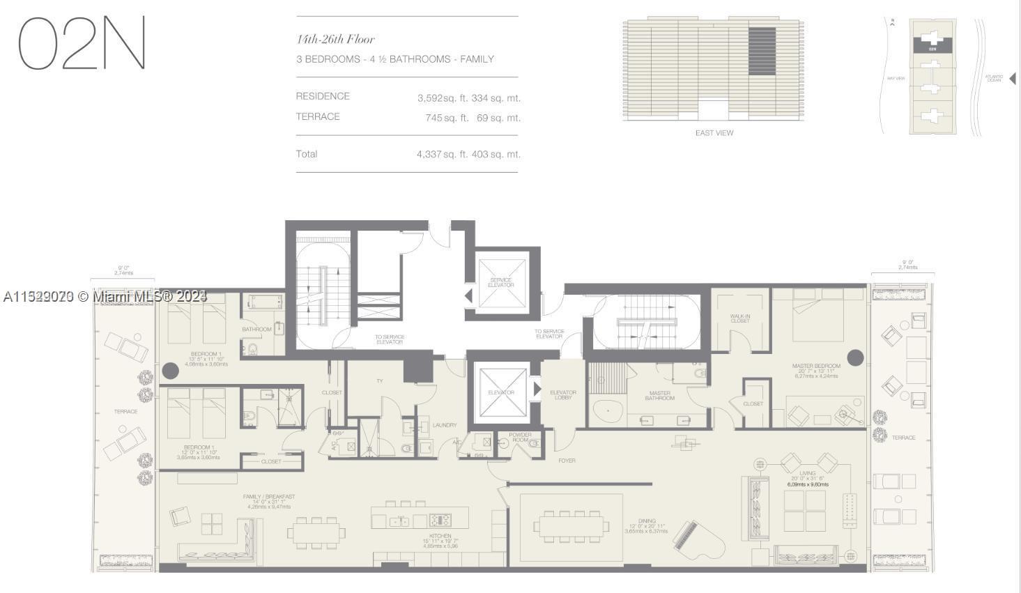 10203 Collins Ave #1402 Bal Harbour, FL 33154