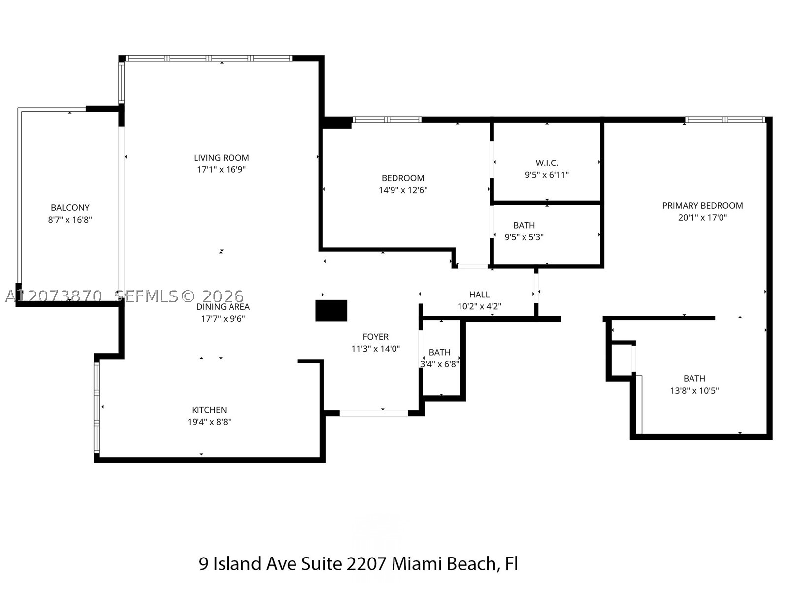 9 Island Ave #2207 Miami Beach, FL 33139