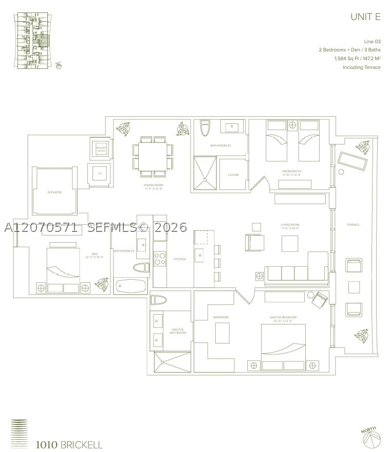 1010 Brickell Ave #3903 Miami, FL 33131