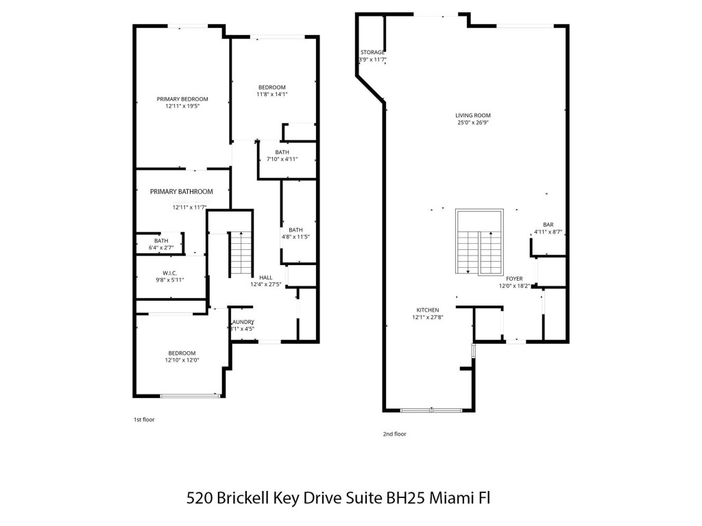 520 E Brickell Key #BH25 Miami, FL 33131
