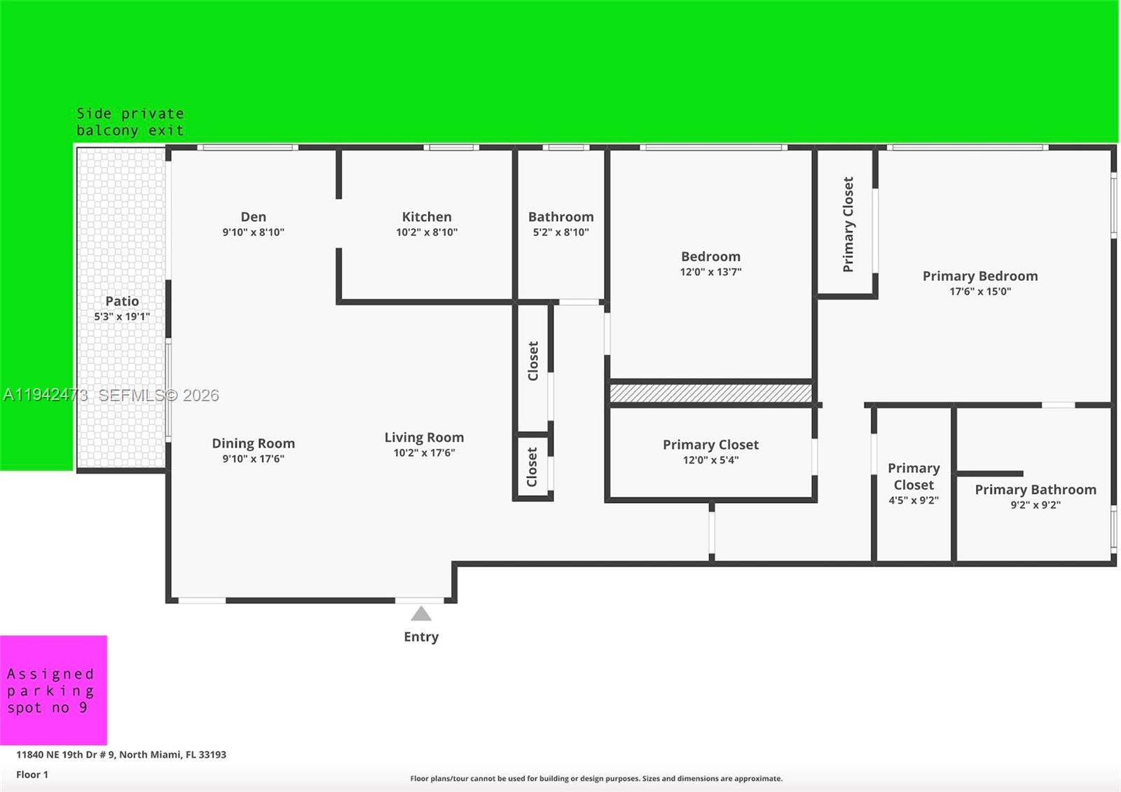 11840 NE 19th Dr #9 North Miami, FL 33181