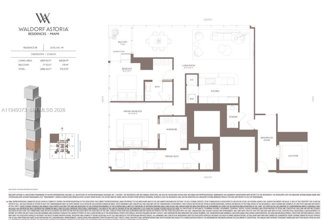 300 N Biscayne Blvd #4608 Miami, FL 33132