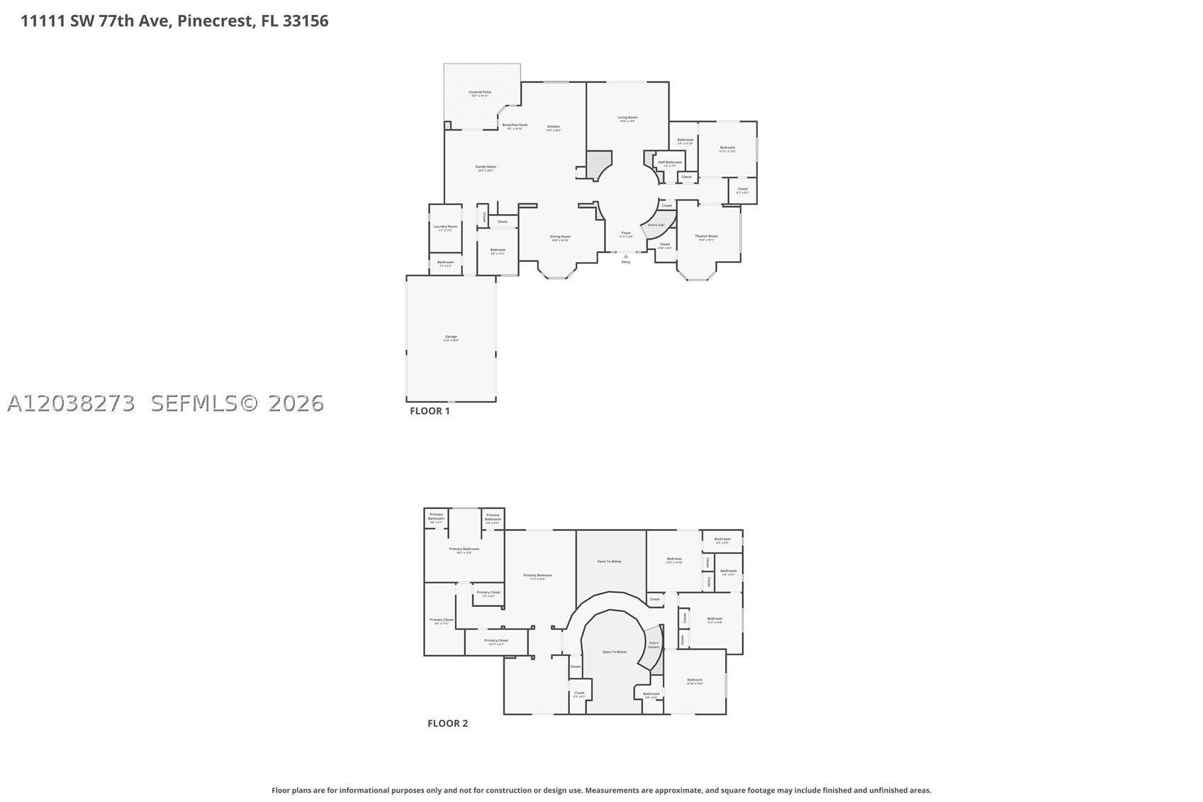 11111 SW 77th Ave Pinecrest, FL 33156