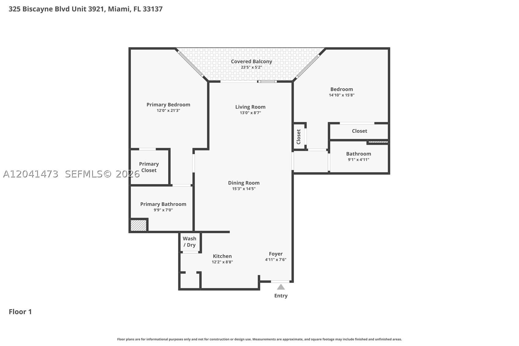 325 S Biscayne Blvd #3921 Miami, FL 33131