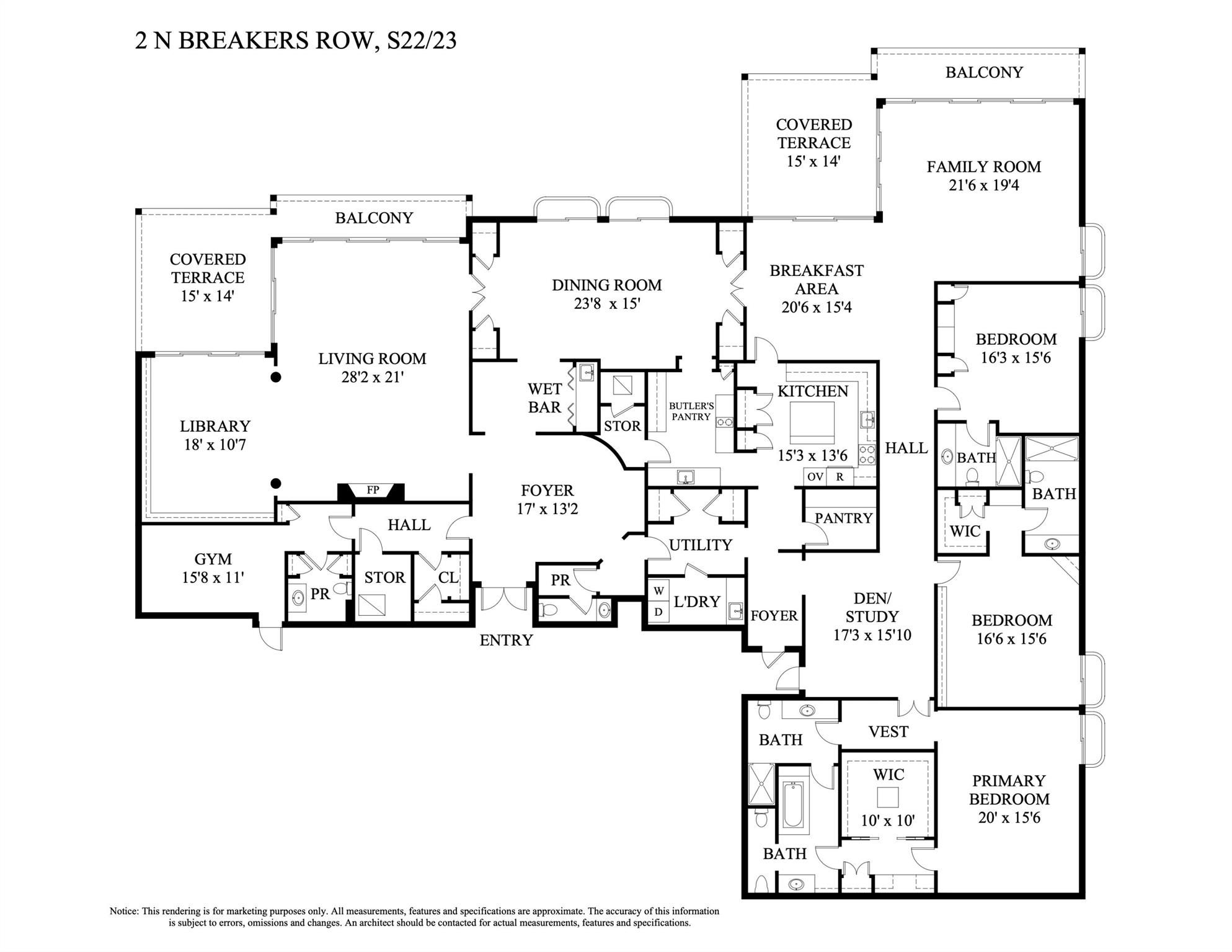 2 N Breakers Row #S22/23 Palm Beach, FL 33480