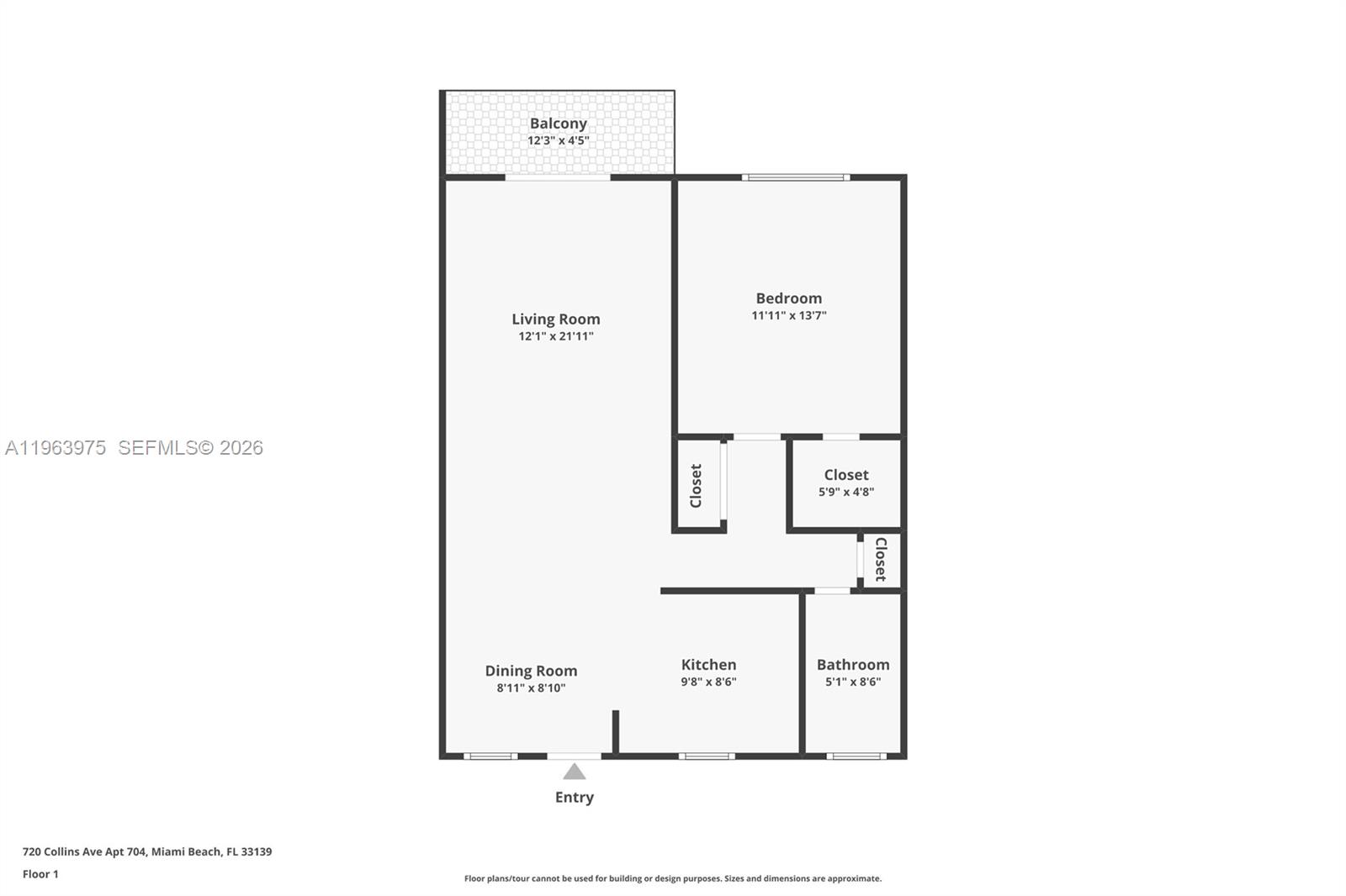 720 Collins Ave #704 Miami Beach, FL 33139