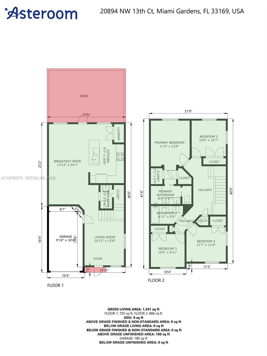 20894 NW 13th Ct Miami Gardens, FL 33169