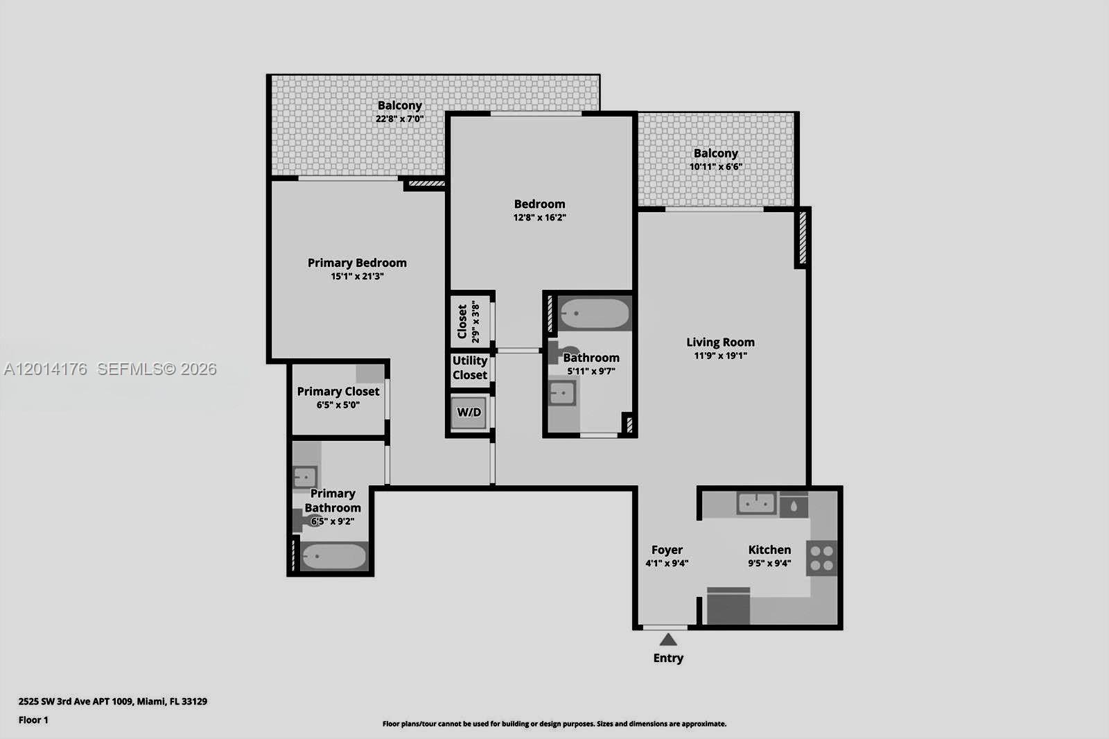 2525 SW 3rd Ave #1009 Miami, FL 33129