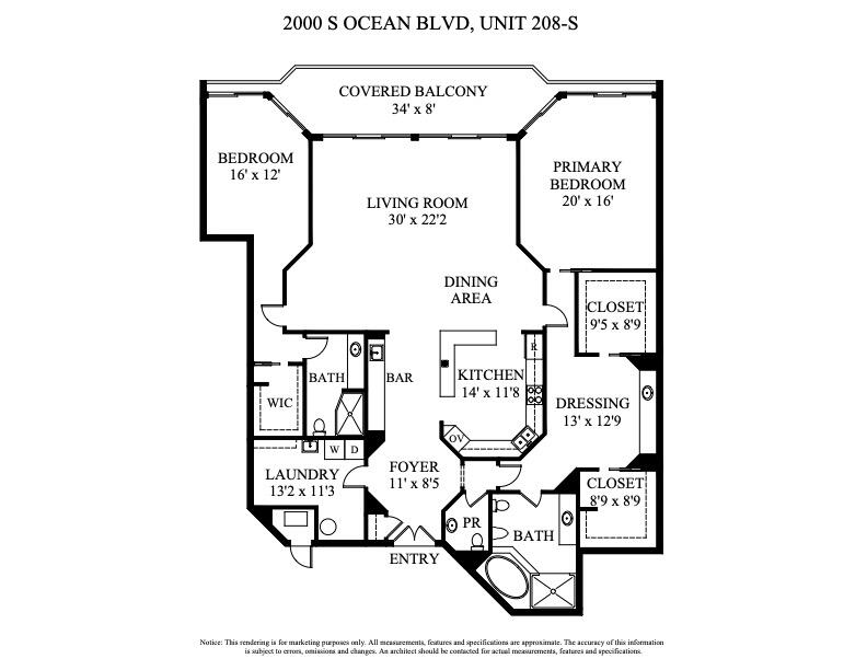 2000 S Ocean #208-S Palm Beach, FL 33480
