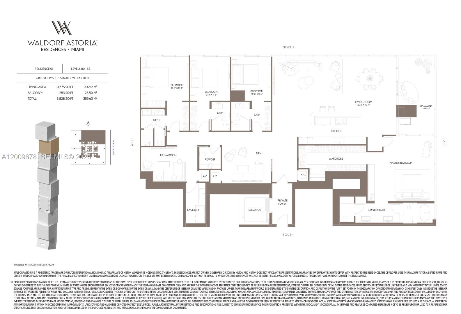 300 N Biscayne Blvd #8401 Miami, FL 33132