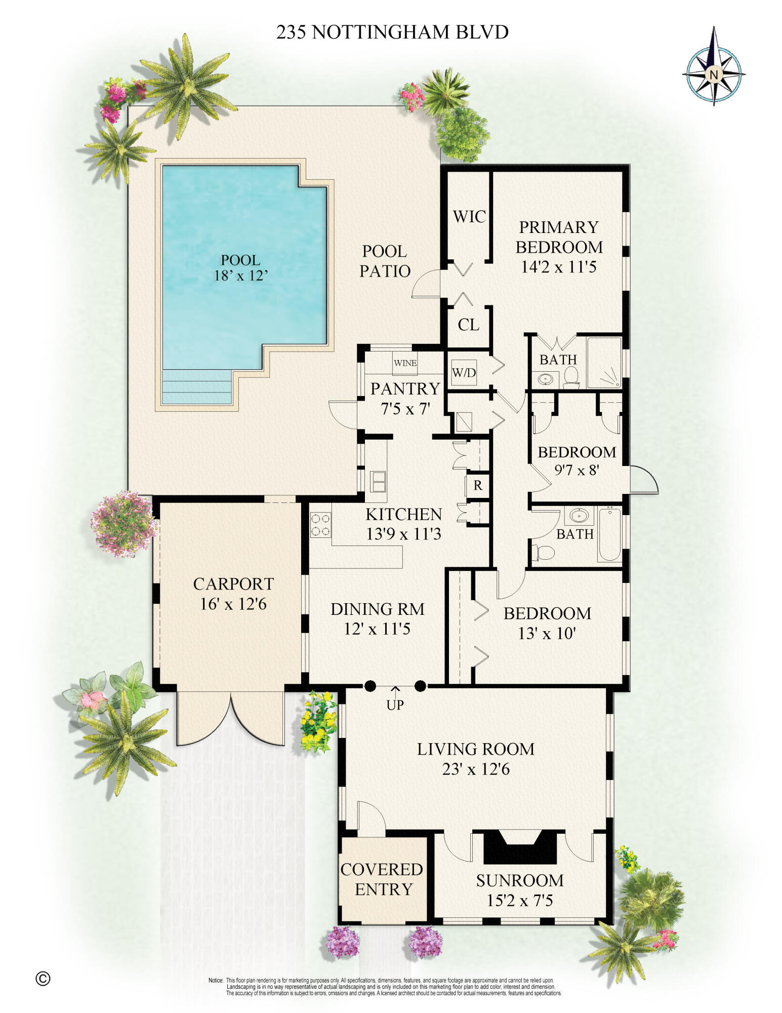 235 Nottingham West Palm Beach, FL 33405