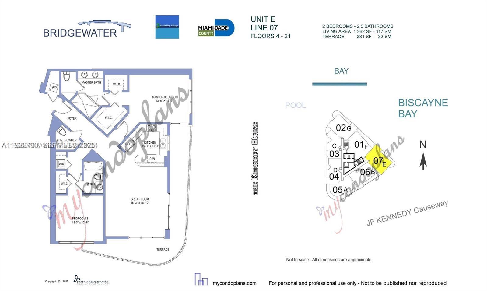 1881 79th St Cswy #807 North Bay Village, FL 33141
