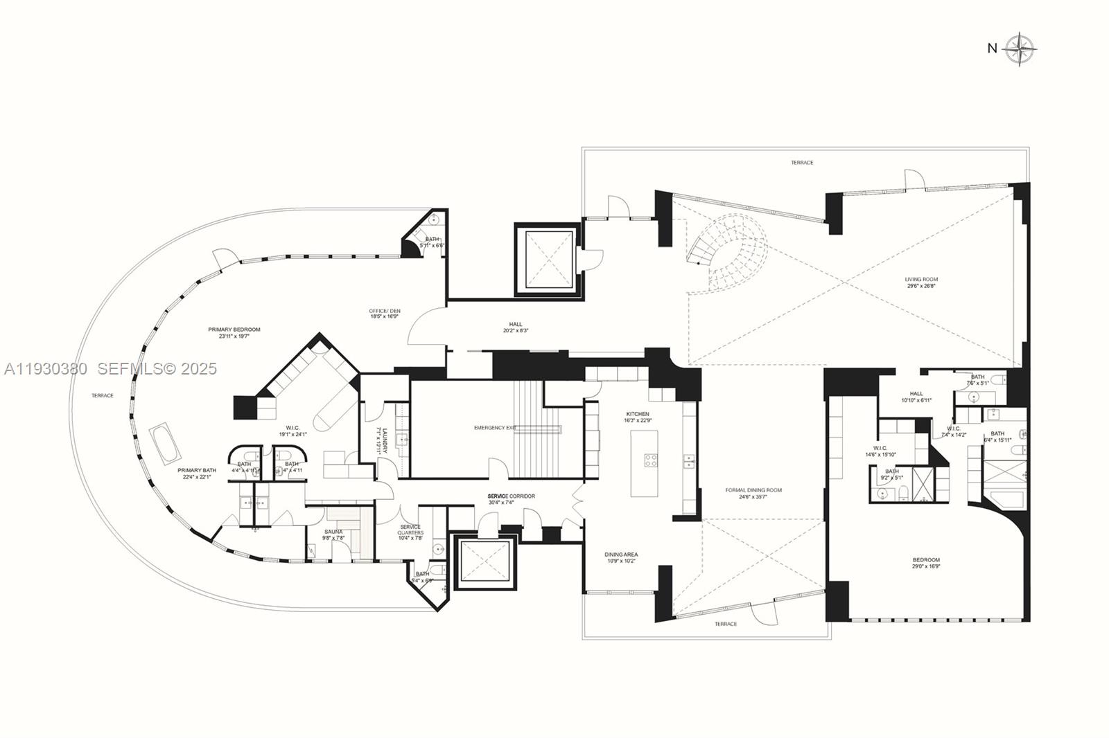 1643 Brickell Ave #PH 4901 + Dock Miami, FL 33129