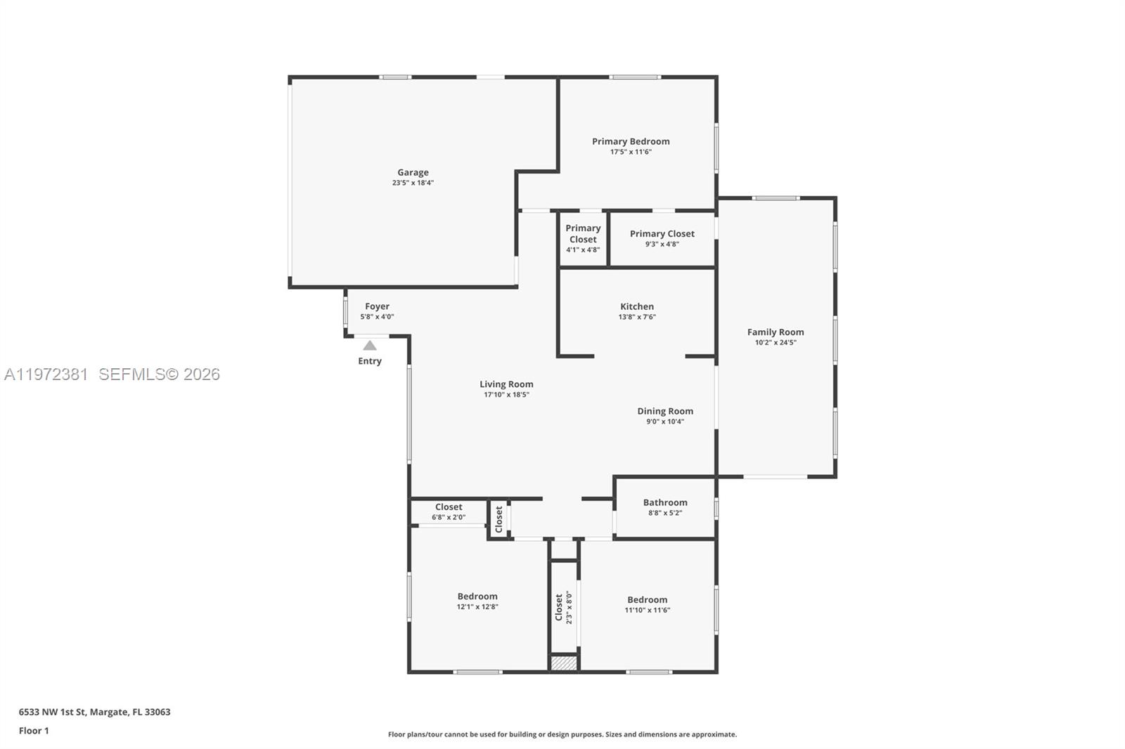 6533 NW 1st St Margate, FL 33063