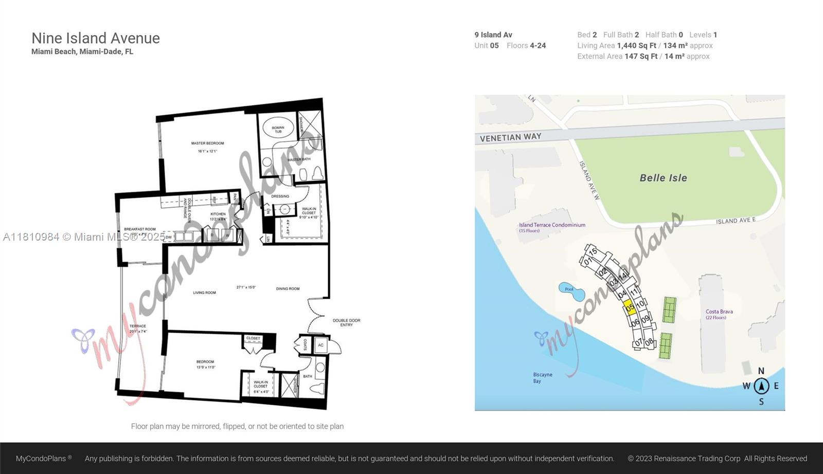 9 Island Ave #505 Miami Beach, FL 33139