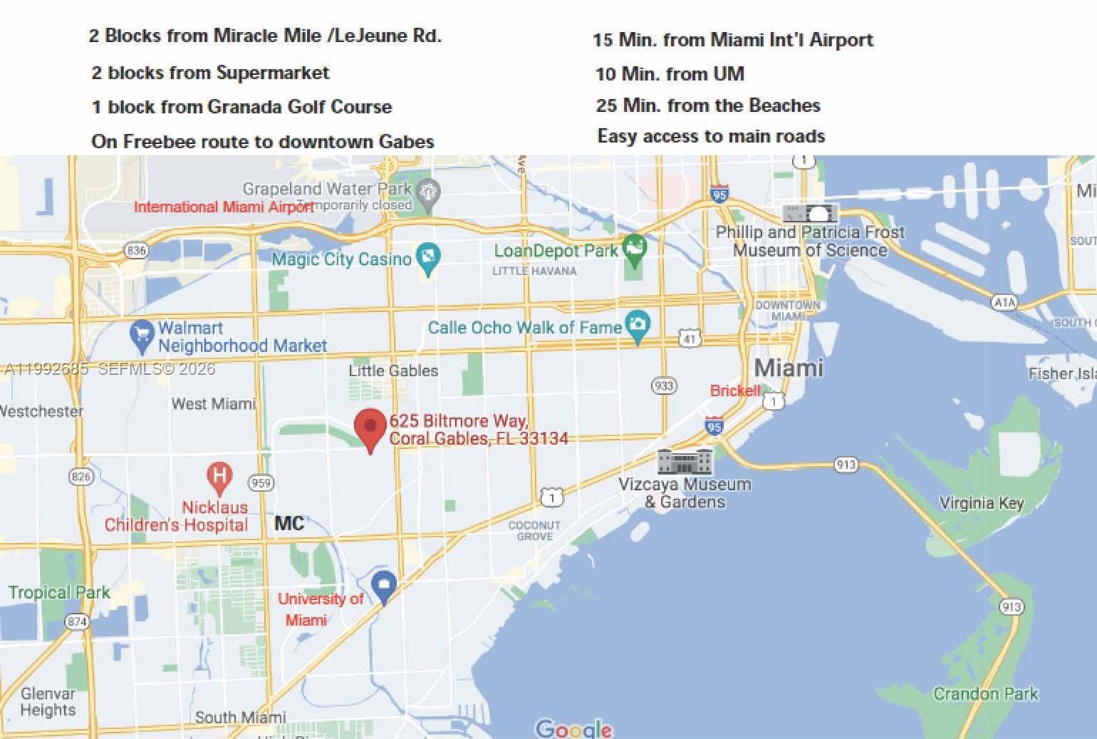 625 Biltmore Way #905 Coral Gables, FL 33134