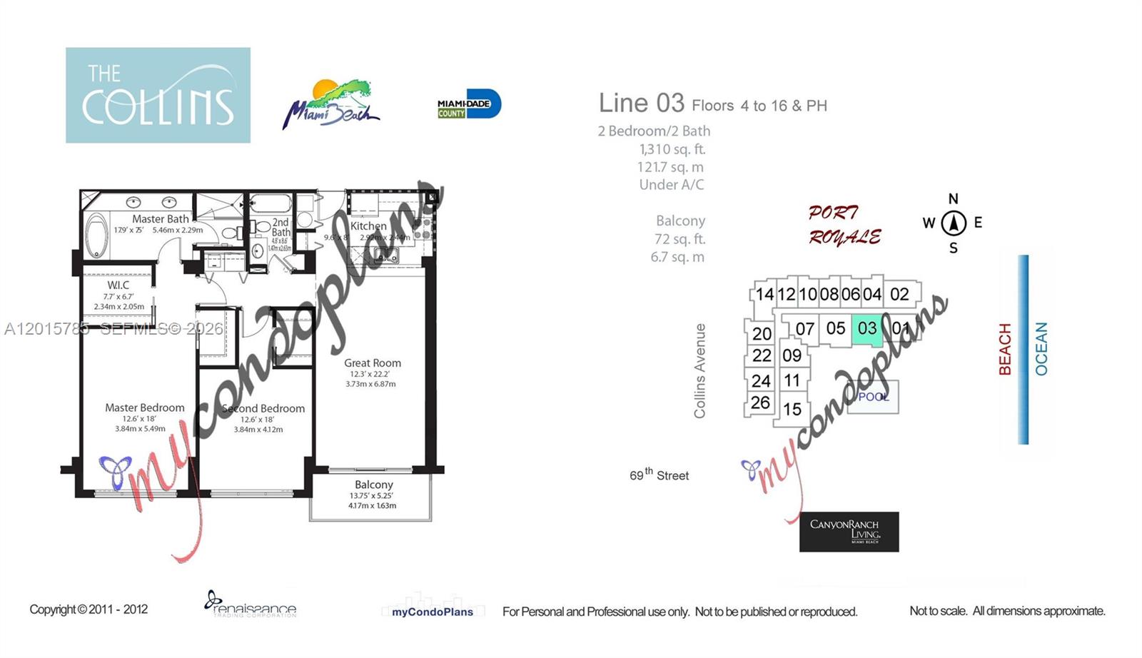 6917 Collins Ave #503 Miami Beach, FL 33141