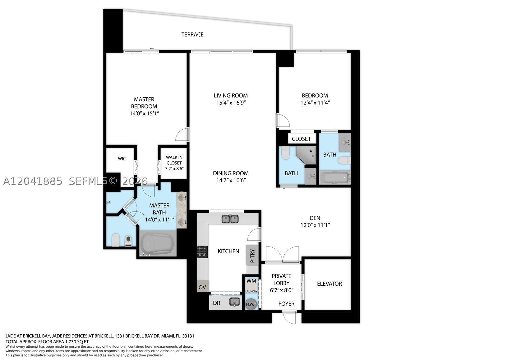 1331 Brickell Bay Dr #2909 Miami, FL 33131