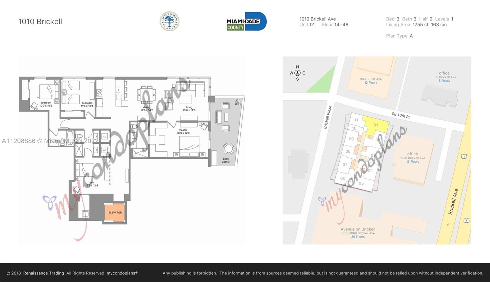 1010 Brickell Ave #3301 Miami, FL 33131